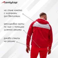 Ветровка ONLYTOP унисекс с сумкой red, р. 48