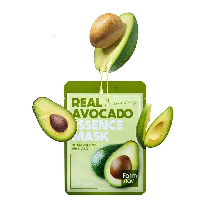 Тканевая маска для лица FarmStay, с экстрактом авокадо, 23 мл Тканевая маска для лица FarmStay, с экстрактом авокадо, 23 мл