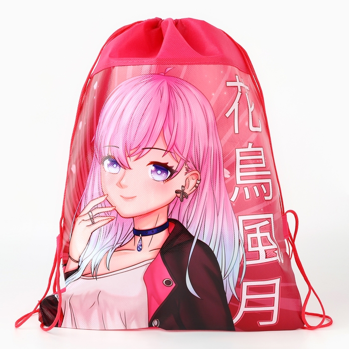 Мешок для обуви «Аниме девушка» полиэстер, размер 30 х 40 см Мешок для обуви «Аниме девушка» полиэстер, размер 30 х 40 см