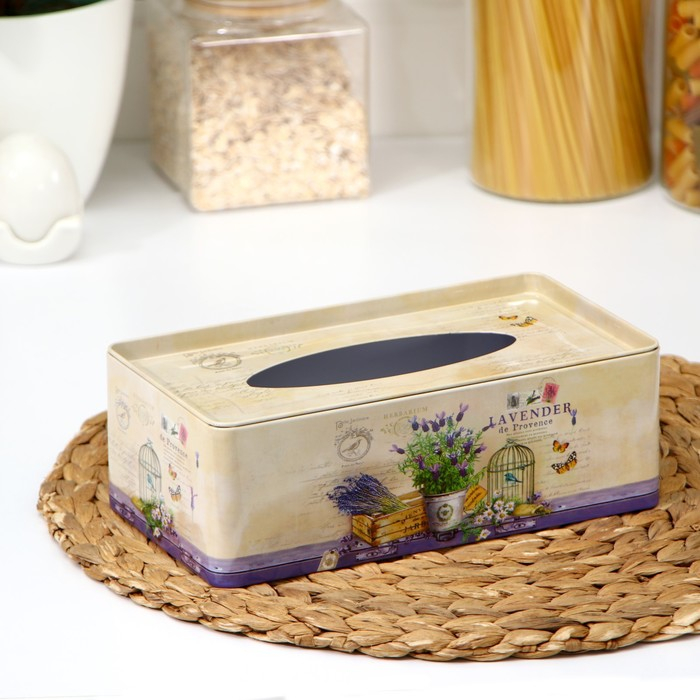 Подставка для салфеток «Лаванда», 21,5×12×7,2 см Подставка для салфеток «Лаванда», 21,5×12×7,2 см