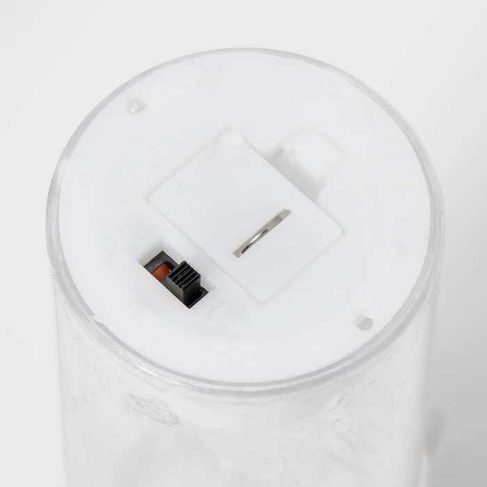 Ночник-свеча Ночник-свеча "Лошадка" LED от батареек 3хLR44 белый 4,7х4,7х10,5 см RISALUX