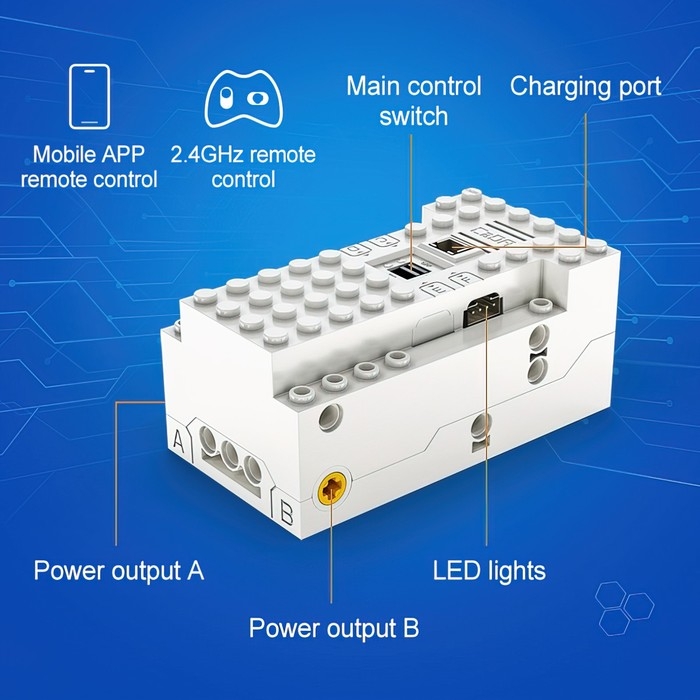 Конструктор радиоуправляемый «Робот», 462 детали Конструктор радиоуправляемый «Робот», 462 детали