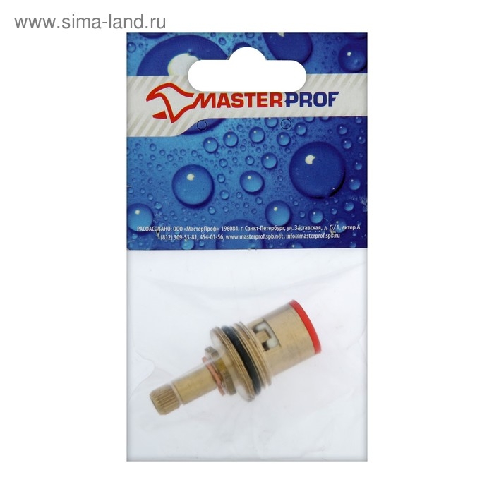 Кран-букса MasterProf ИС.130419, 1/2 Кран-букса MasterProf ИС.130419, 1/2", 8 х 24 мм, керамика, с метрической резьбой, под крест