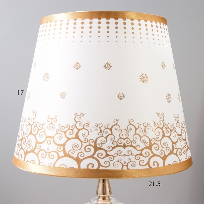 Настольная лампа Настольная лампа "София" Е27 40Вт золото 22х22х40 см RISALUX