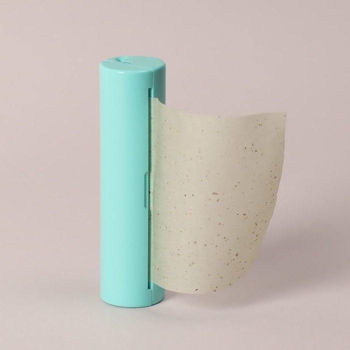 Салфетки матирующие, в рулоне, d = 2,4 × 9 см, 7 м, цвет зелёный Салфетки матирующие, в рулоне, d = 2,4 × 9 см, 7 м, цвет зелёный