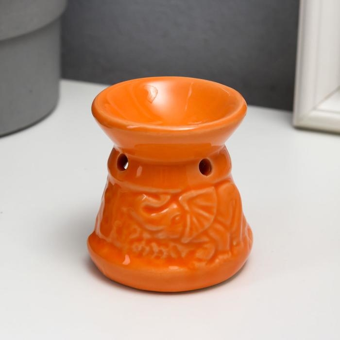 Аромалампа керамика Аромалампа керамика "Слоны идут на водопой" МИКС 6,8х6х6 см