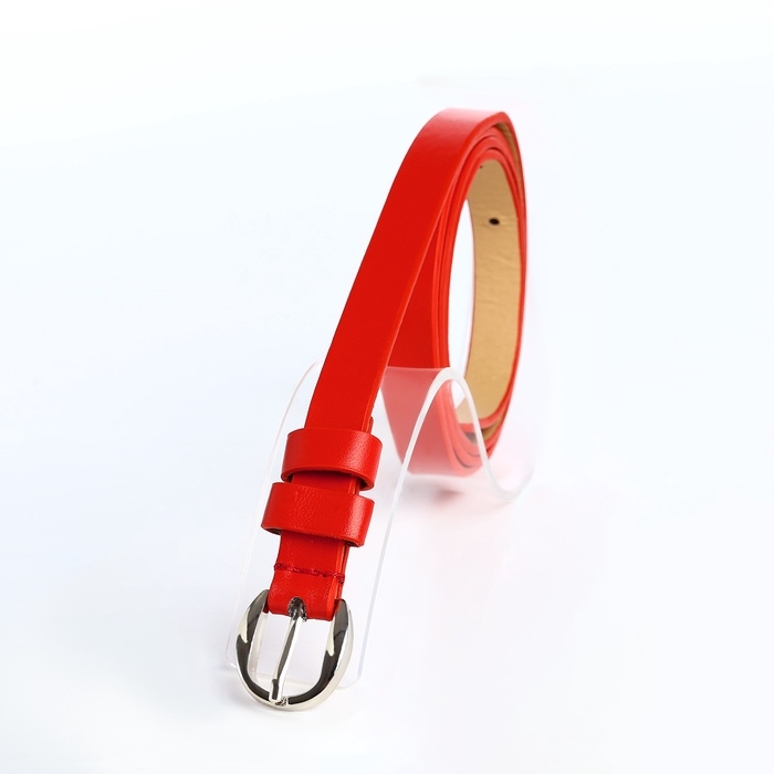 Ремень женский, ширина 1,1 см, пряжка металл, цвет Ремень женский, ширина 1,1 см, пряжка металл, цвет