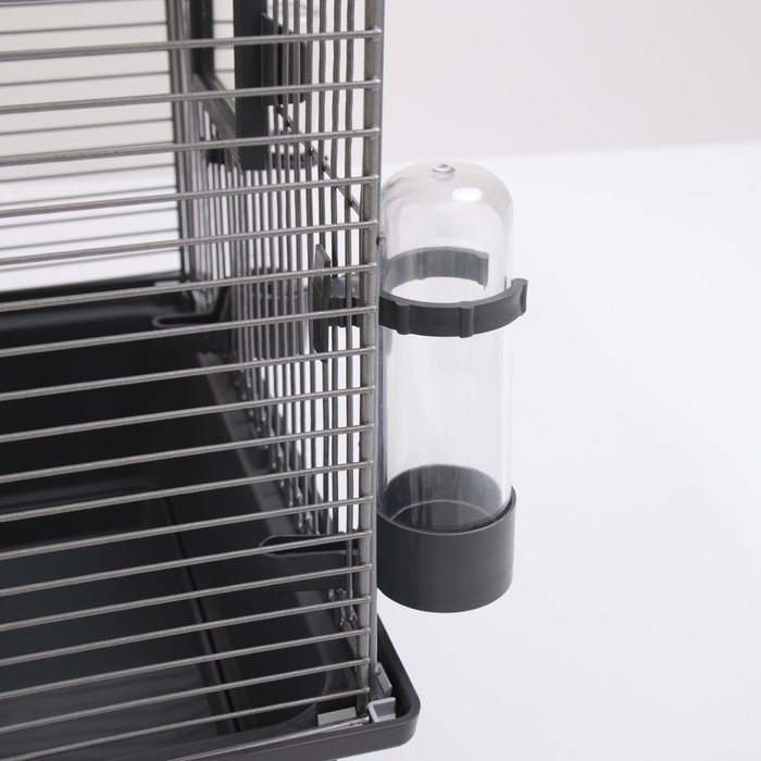 Клетка для птиц Клетка для птиц "Пижон" №100, разборная, 42 х 30 х 37см (укомплект.) серая