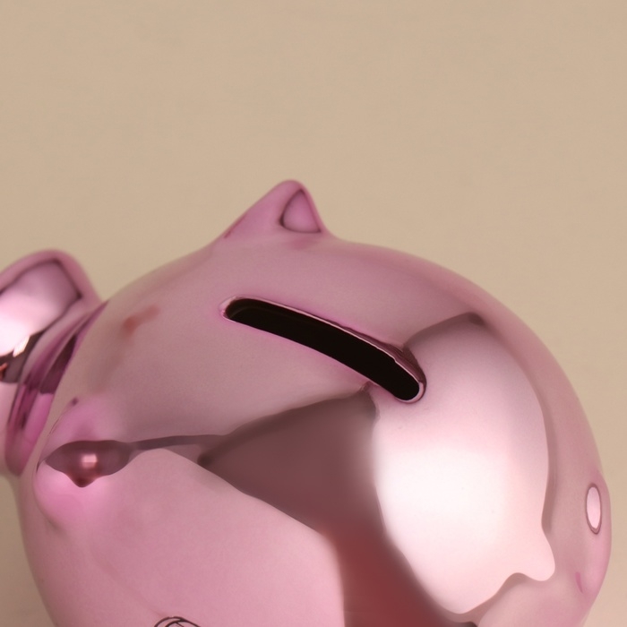 Копилка керамика  Копилка керамика "Розовая хрюша. Я - бесценна!" 11,3х8,9х9,5 см