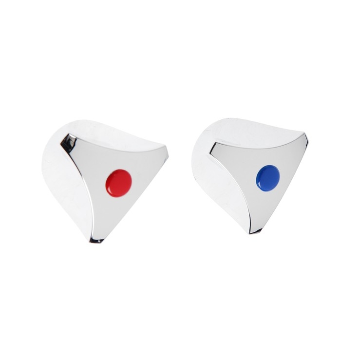 Ручка на смеситель ZEIN Z003, для кран-букс со штоком под квадрат, пластик, цвет хром Ручка на смеситель ZEIN Z003, для кран-букс со штоком под квадрат, пластик, цвет хром