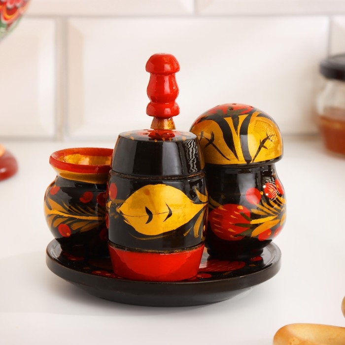 Набор для специй «Хохлома» Набор для специй «Хохлома»