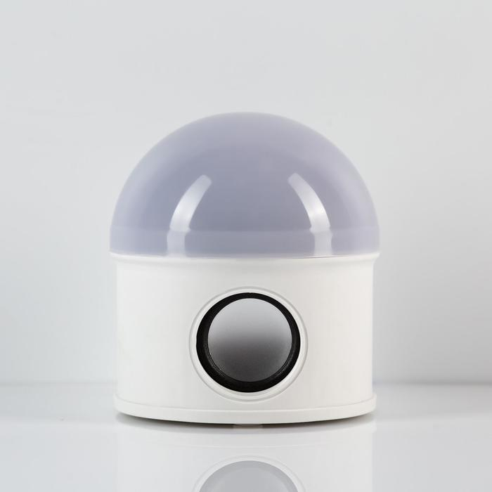 Световой прибор «Звёздное небо» 12 см, динамик, съёмная полусфера, свечение RGB, 220 В Световой прибор «Звёздное небо» 12 см, динамик, съёмная полусфера, свечение RGB, 220 В