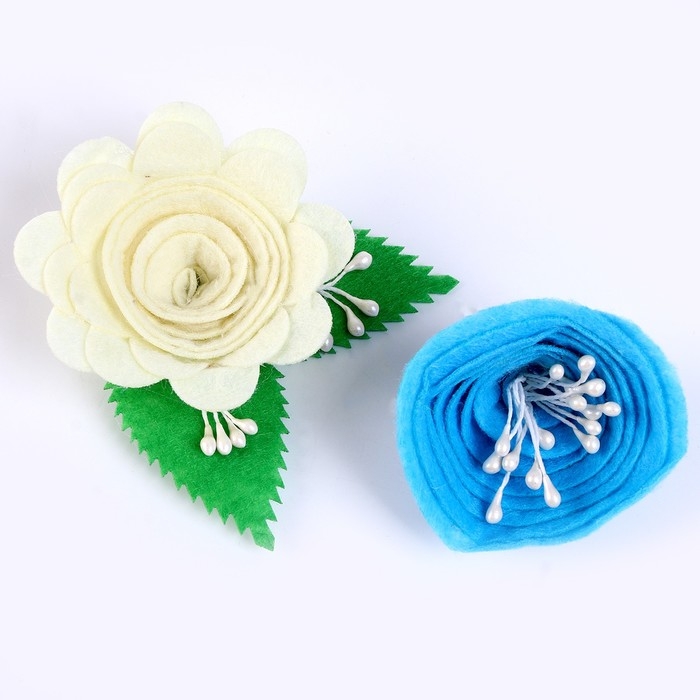 Набор для творчества: декор из фетра и набор бусин «Цветочная поляна» Набор для творчества: декор из фетра и набор бусин «Цветочная поляна»