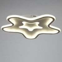 Люстра с ПДУ 1201/1 LED 90Вт 3000-6000К белый 47х47х8 см BayerLux