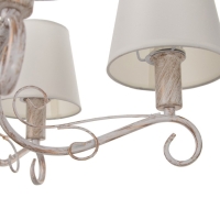 Люстра 2149/5 E14 40Вт белый с золотой патиной 57х57х38 см BayerLux