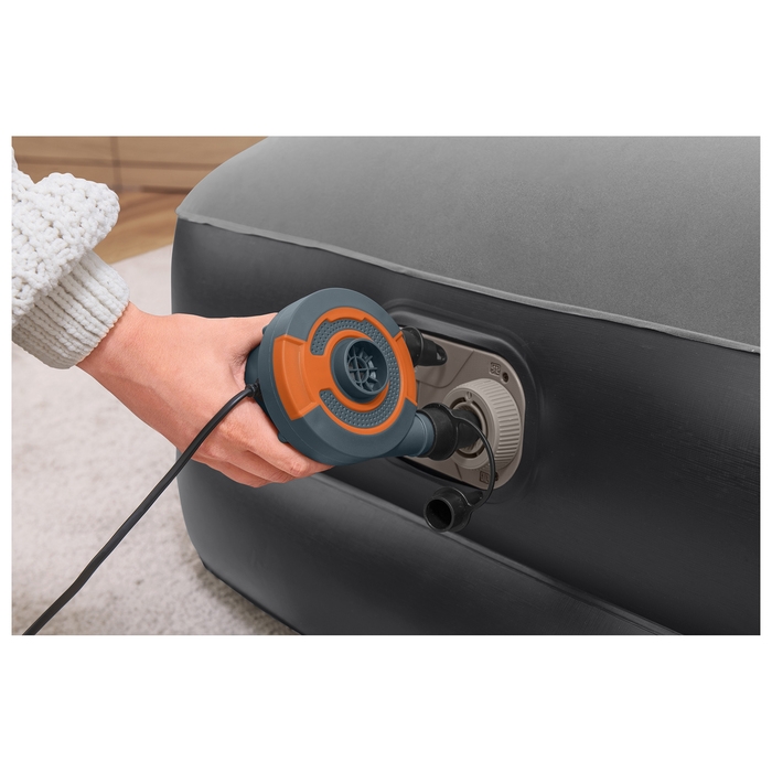 Кровать надувная Twin, 191 х 97 х 46 см, со встроенным электронасосом, 67401 Кровать надувная Twin, 191 х 97 х 46 см, со встроенным электронасосом, 67401