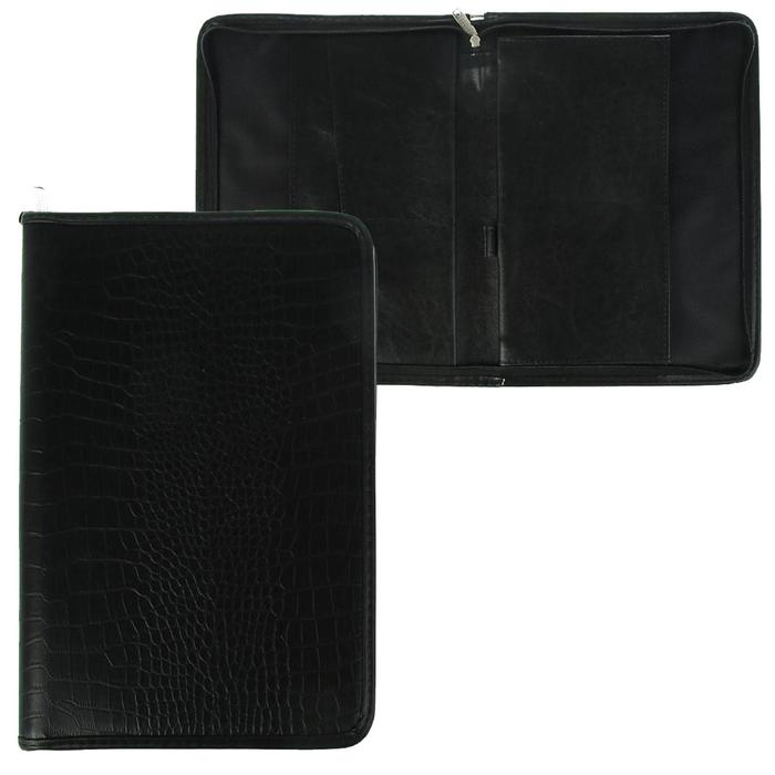 Пaпка деловая, искусственная кожа, для бумаг, 360 х 260 х 30 мм, 3Д01 Пaпка деловая, искусственная кожа, для бумаг, 360 х 260 х 30 мм, 3Д01 "Крокодил"