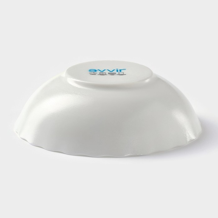 Тарелка глубокая Avvir «Дива», d=18 см, стеклокерамика, цвет белый Тарелка глубокая Avvir «Дива», d=18 см, стеклокерамика, цвет белый