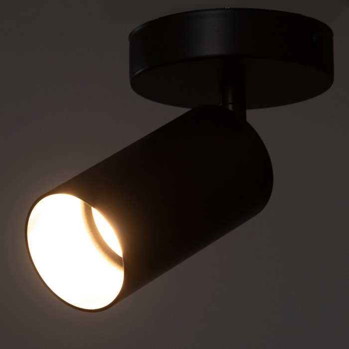 Спот 2484/1BK GU10 40Вт черный 10х11 см Спот 2484/1BK GU10 40Вт черный 10х11 см