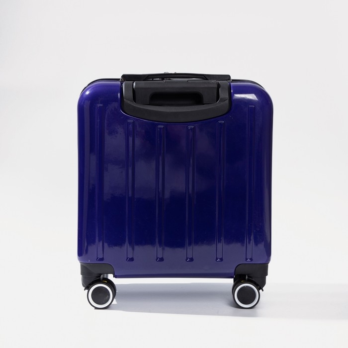 Чемодан детский 41 л (S), отдел на молнии, кодовый замок, 4 колеса, цвет синий Чемодан детский 41 л (S), отдел на молнии, кодовый замок, 4 колеса, цвет синий