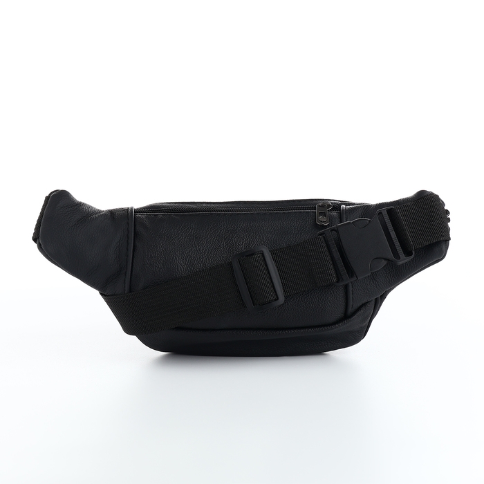 Поясная сумка на молнии, цвет чёрный Поясная сумка на молнии, цвет чёрный