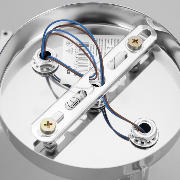 Люстра потолочная Люстра потолочная "Амис" E27 2х40Вт хром 44х17х22см