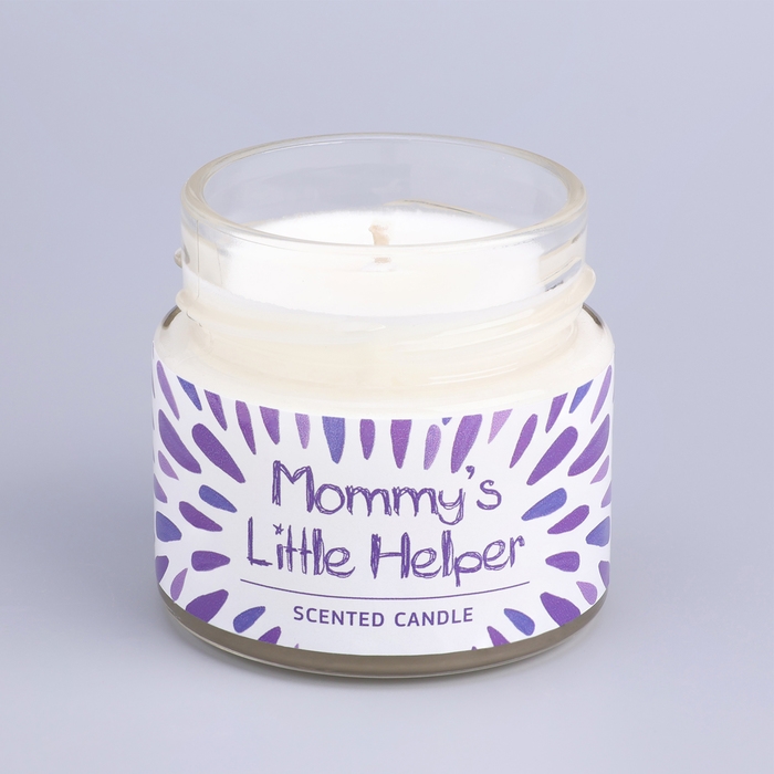 Свеча ароматическая в банке  Свеча ароматическая в банке "Цветочная пудра", совый воск, 80 г