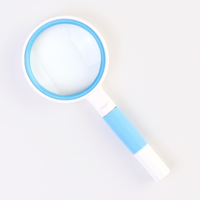 Лупа классическая, кратность 3, линза 60мм, эргономичная ручка Лупа классическая, кратность 3, линза 60мм, эргономичная ручка