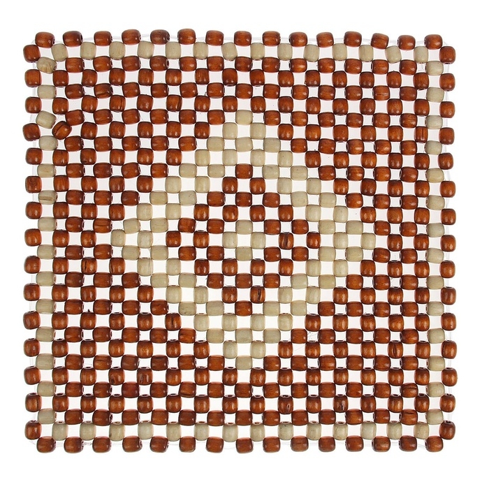 Накидка массажер TORSO на сиденье 42×42 см, дерево, микс Накидка массажер TORSO на сиденье 42×42 см, дерево, микс