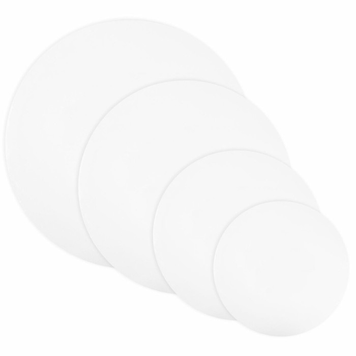 Холсты на подрамнике 4 шт., круглые 20, 30, 40, 50 см, грунтованные, 380 г/м2, 100% хлопок, BRAUBERG Холсты на подрамнике 4 шт., круглые 20, 30, 40, 50 см, грунтованные, 380 г/м2, 100% хлопок, BRAUBERG