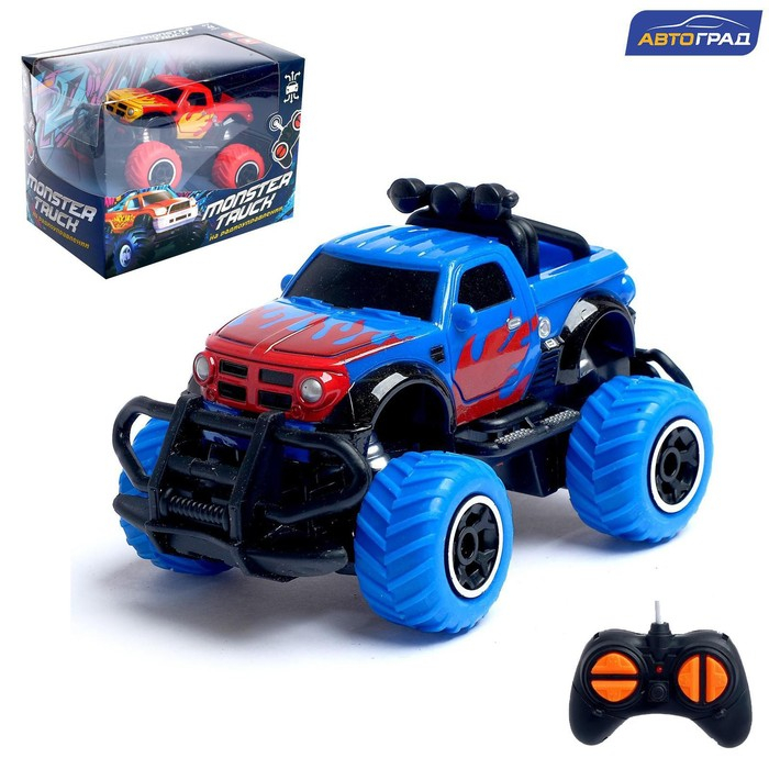 Джип радиоуправляемый «Граффити», работает от батареек, цвет синий Джип радиоуправляемый «Граффити», работает от батареек, цвет синий