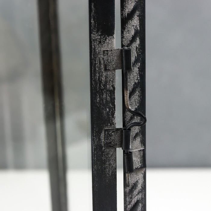 Подсвечник металл фонарь Подсвечник металл фонарь "Цветы из бабочек" 45х14,5х14,5 см