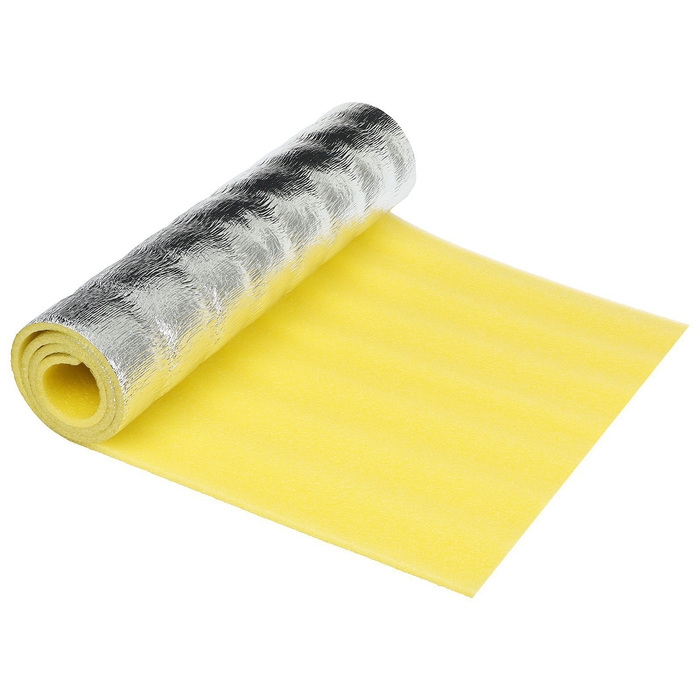 Коврик туристический maclay, с фольгой, 180х60х1 см, цвет жёлтый Коврик туристический maclay, с фольгой, 180х60х1 см, цвет жёлтый