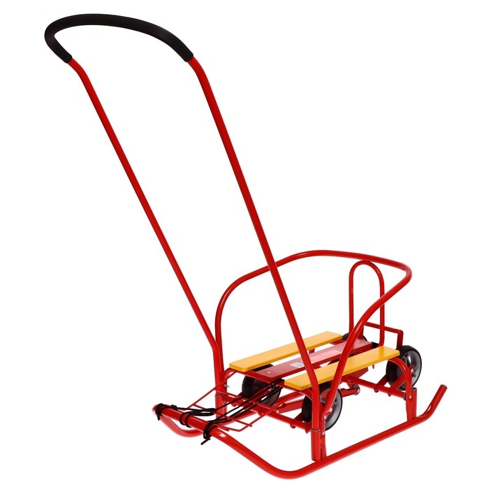 Санки «Ветерок 7 универсал», цвет алый Санки «Ветерок 7 универсал», цвет алый