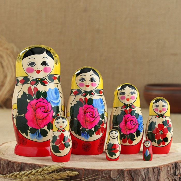 Матрешка  Матрешка "Семёновская", 7-и кукольная, высшая категория