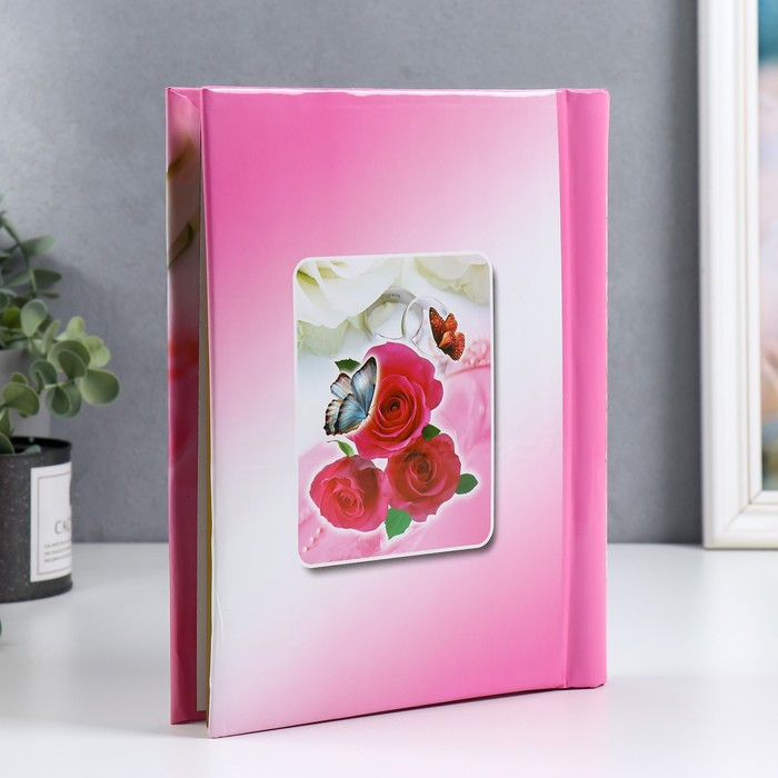 Фотоальбом магнитный 20 листов  Фотоальбом магнитный 20 листов "Цветы" МИКС
