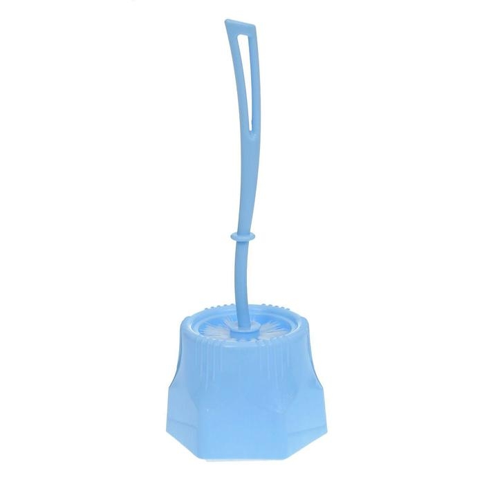 Ёршик для унитаза с подставкой «Лотос», 13,5×13,5×34,5 см, цвет МИКС Ёршик для унитаза с подставкой «Лотос», 13,5×13,5×34,5 см, цвет МИКС