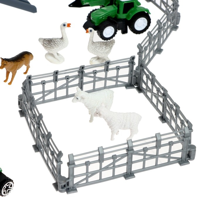 Парковка «Ферма», амбар, вольеры, транспорт, животные Парковка «Ферма», амбар, вольеры, транспорт, животные