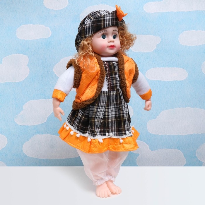 Кукла мягкая Кукла мягкая "Жилан" в национальном костюме Китая, резина, текстиль, 56 см, микс