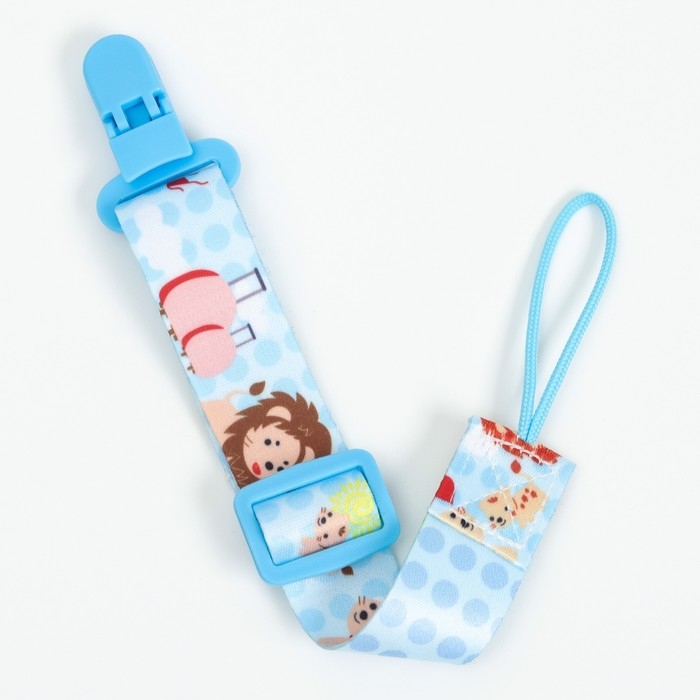 Держатель для соски - пустышки «Львята», на ленте Держатель для соски - пустышки «Львята», на ленте