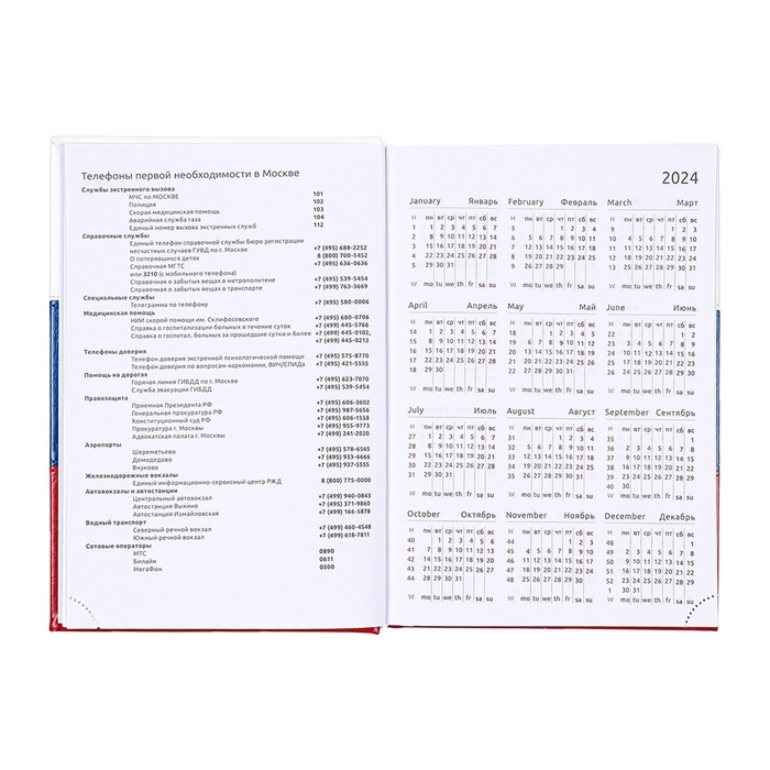 Ежедневник датированный 2025 года, deVENTE. Flag, A5 168 листов, твердая обложка кожзам с поролоном, тиснение фольгой, перфорация, ляссе, блок 70 г/м2 Ежедневник датированный 2025 года, deVENTE. Flag, A5 168 листов, твердая обложка кожзам с поролоном, тиснение фольгой, перфорация, ляссе, блок 70 г/м2