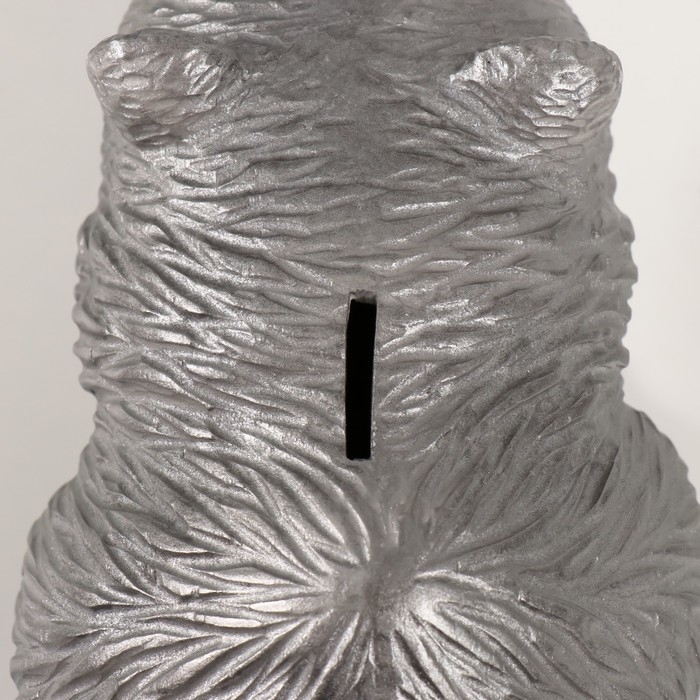 Копилка Копилка "Медведь Серебряный" 18,5 х 14 х 36 см