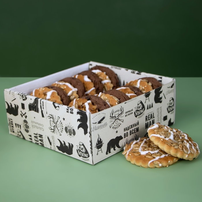 Коробка самосборная, крышка-дно, с окном,"Лучший во всём" 14,5 х 14,5 х 6 см