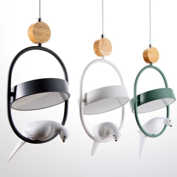 Светильник BayerLux Светильник BayerLux "Пиатти голубь" 3LED 72Вт 3000-6000К зеленый белый серый 22х22х43-85 см 766591