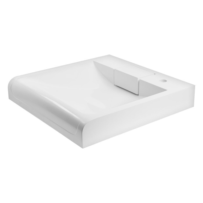 Раковина ZEIN Аврора V56D1, на стиральную машину, 600х600х105 мм, кронштейны Раковина ZEIN Аврора V56D1, на стиральную машину, 600х600х105 мм, кронштейны