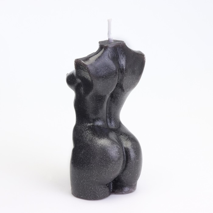 Свеча фигурная  Свеча фигурная "Женский силуэт", 10 см, черная
