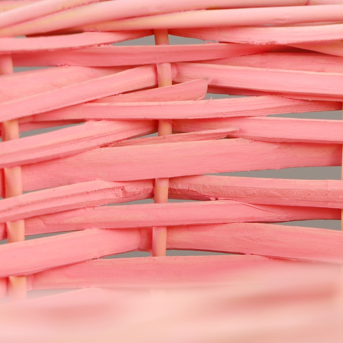 Корзина плетеная, 20×20×11,5/25 см, ива Корзина плетеная, 20×20×11,5/25 см, ива