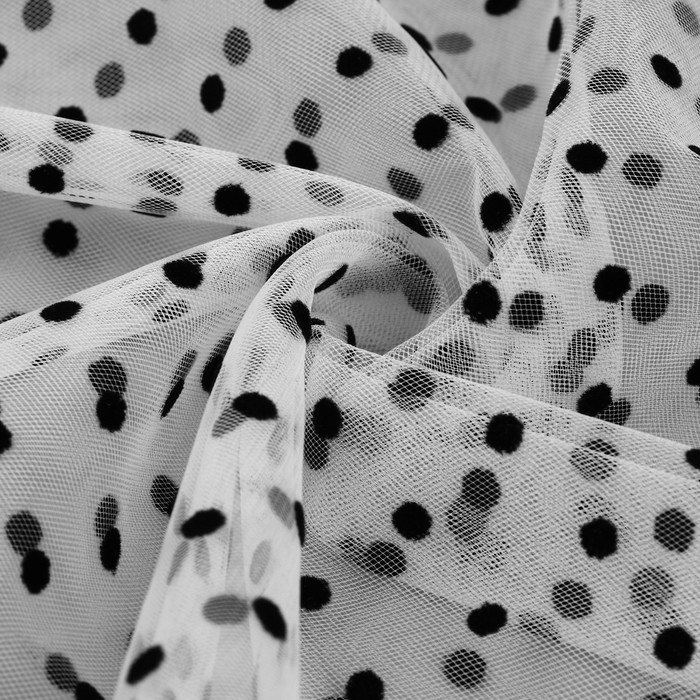 Сетка с флоком «Горох», 150 см, 1 ± 0,2 м, цвет белый Сетка с флоком «Горох», 150 см, 1 ± 0,2 м, цвет белый