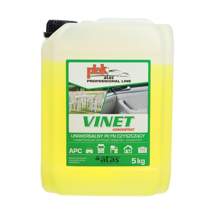 Средство для очистки салона ATAS  Средство для очистки салона ATAS "VINET", универсальное, концентрат, 5 кг