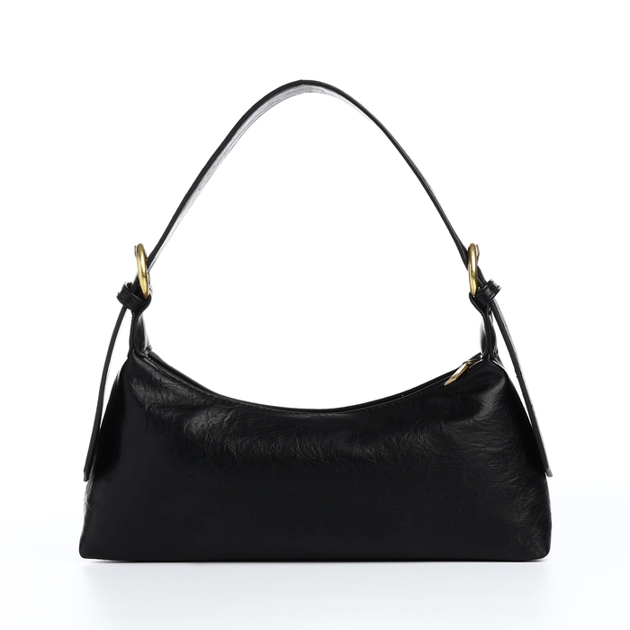 Сумка женская багет на молнии, цвет чёрный Сумка женская багет на молнии, цвет чёрный